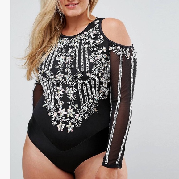 Tops - A star is born embellished bodysuit Tops - A star is born embellished bodysuit